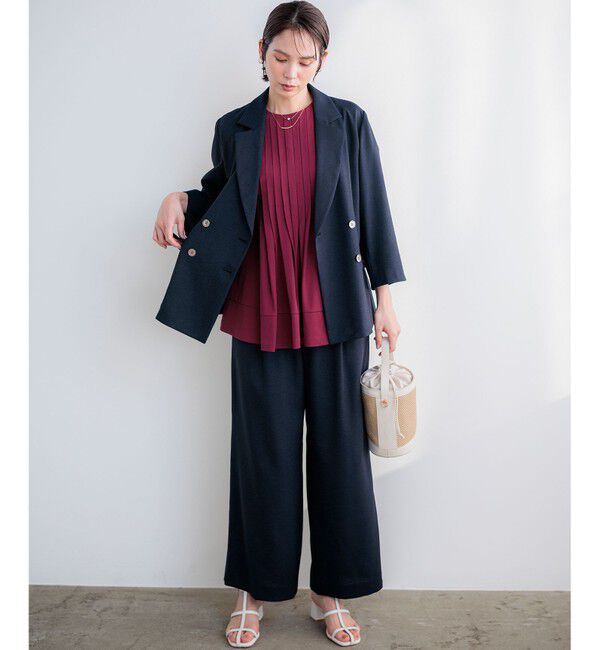 組曲「サマージャージーブラウスライク カットソー」|Tシャツ・カットソー|