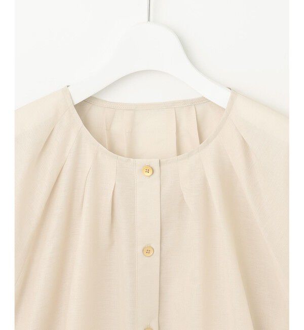 自由区「【洗える・XSサイズあり】シアーシャイニー ジャケット」|ノーカラージャケット|