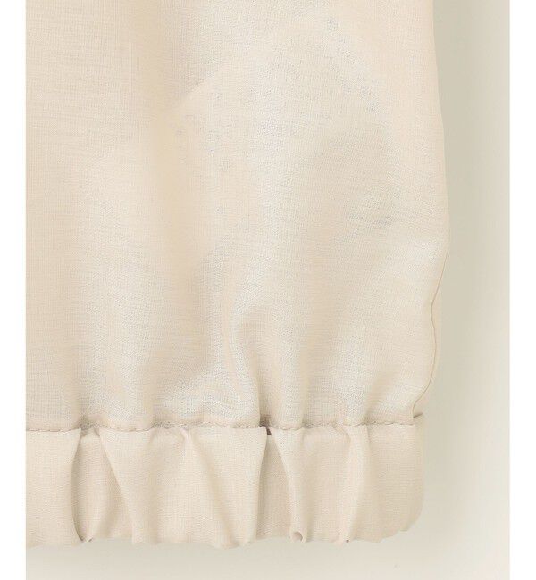 自由区「【洗える・XSサイズあり】シアーシャイニー ジャケット」|ノーカラージャケット|