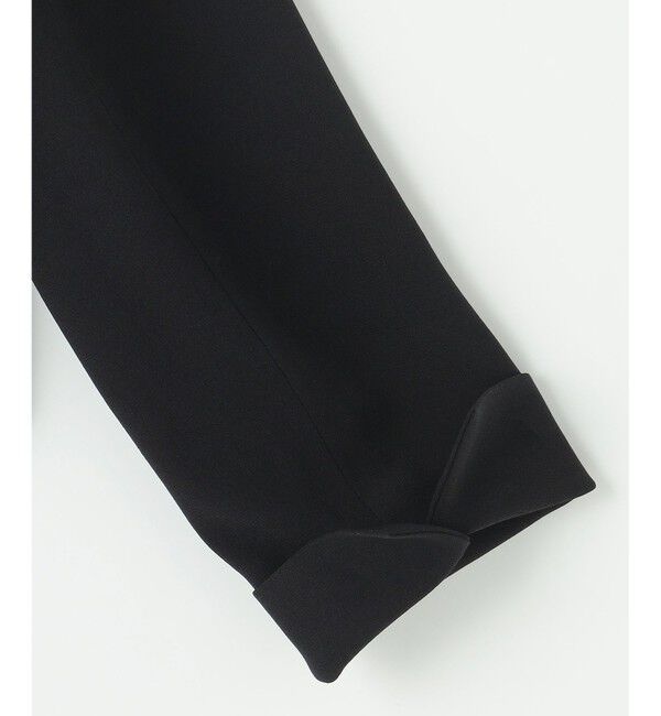 23区「【APPLAUDIR】クリアジョーゼット 3WAYコンパクトジャケット」|ノーカラージャケット|