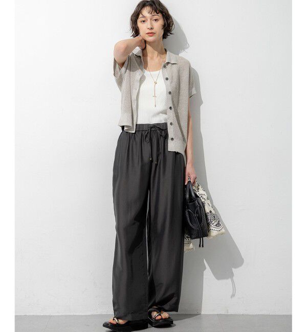 23区「【CLASSY.掲載】コットンリブ タンクトップ」|タンクトップ|