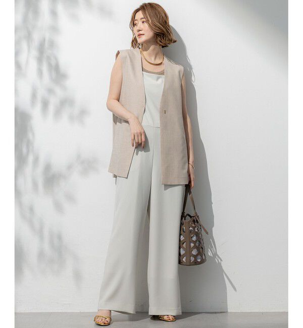 23区「【CLASSY.掲載】コットンリブ タンクトップ」|タンクトップ|