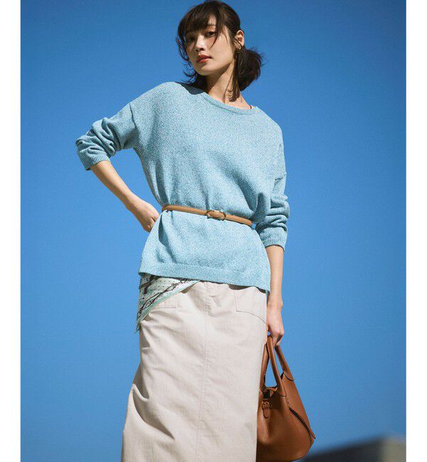 23区「【CLASSY.掲載】コットンリブ タンクトップ」|タンクトップ|