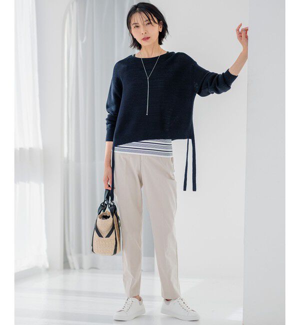 23区「【CLASSY.掲載】コットンリブ タンクトップ」|タンクトップ|