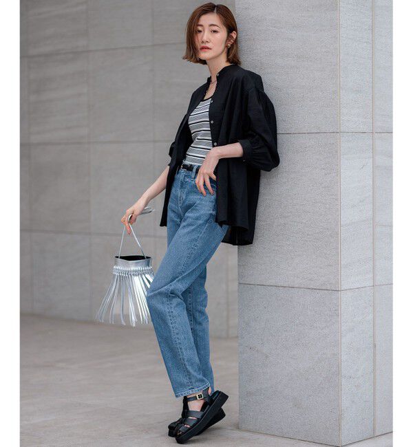 23区「【CLASSY.掲載】コットンリブ タンクトップ」|タンクトップ|