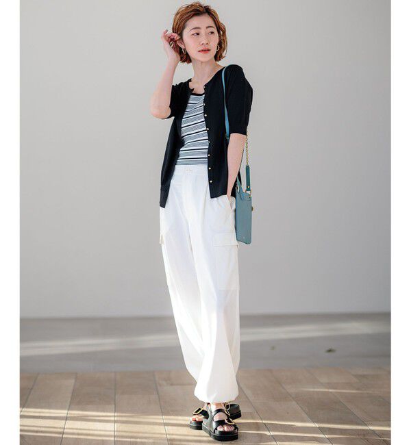 23区「【CLASSY.掲載】コットンリブ タンクトップ」|タンクトップ|