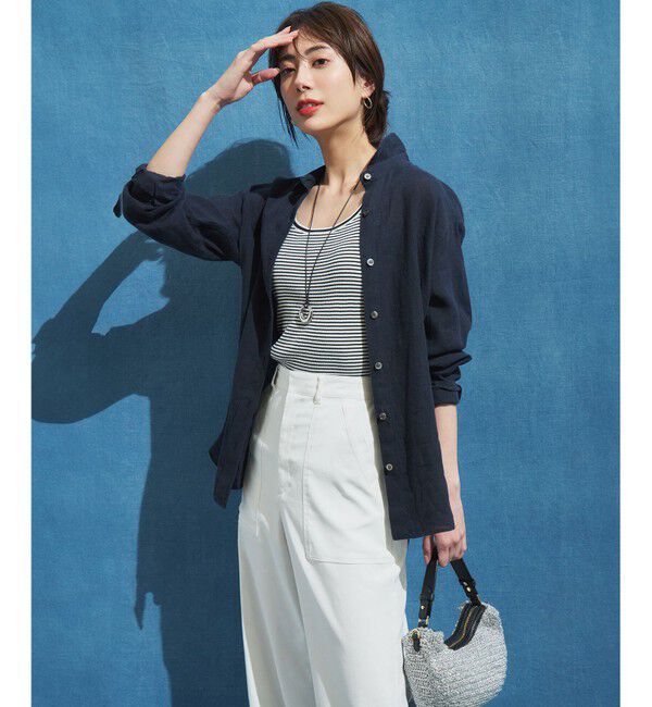 23区「【CLASSY.掲載】コットンリブ タンクトップ」|タンクトップ|