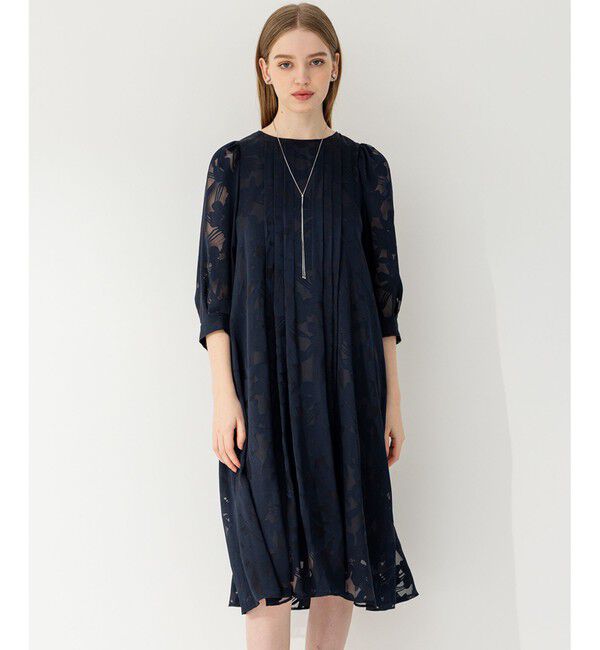 23区「【APPLAUDIR】フローラルオパール ドレス」|ドレス|ネイビー系