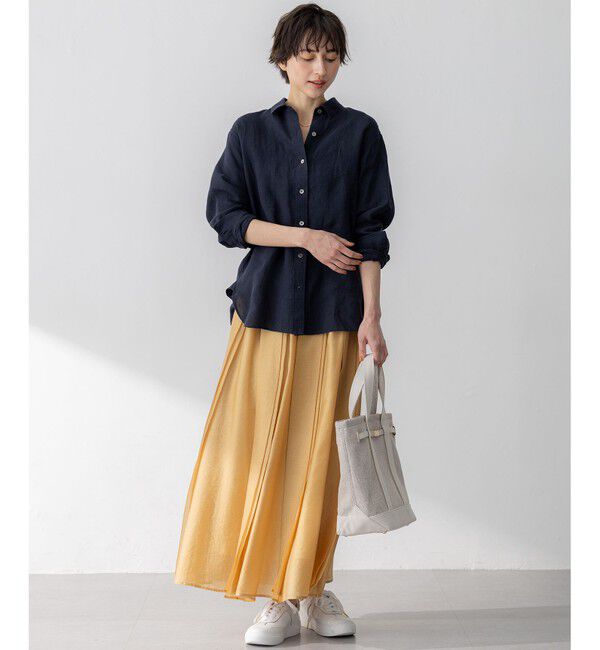 23区「LIBECO ベーシック シャツ」|シャツ・ブラウス|