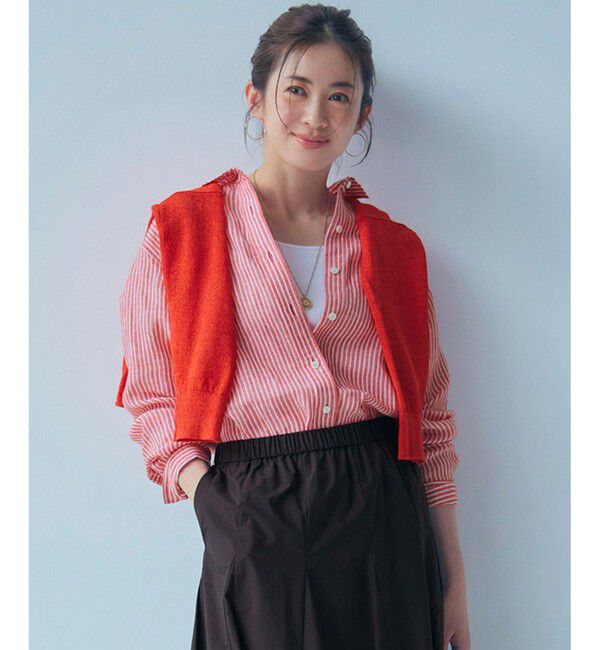 23区「LIBECO ベーシック シャツ」|シャツ・ブラウス|ﾄﾏﾄｽﾄﾗ