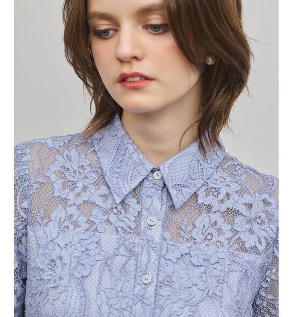 GRACE CONTINENTAL「コードレースプリーツワンピース」|ワンピース|