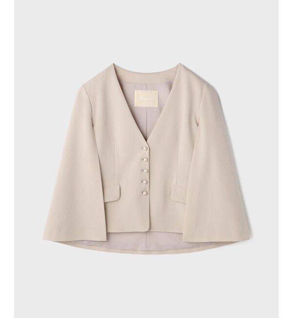 Diagram「トリアセケープスリーブジャケット」|ノーカラージャケット|