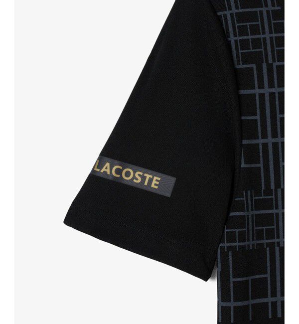 LACOSTE「『ノバク・ジョコビッチ』ラケットプリントウルトラドライポロシャツ」|ポロシャツ|