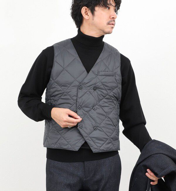 NOLLEY'S goodman「【TAION/タイオン】W-BREASTED SNAP BUTTON DOWN GILET 25AW」|ダウンベスト・ベスト|