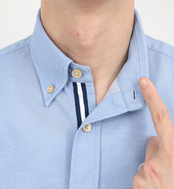 NOLLEY'S goodman「《ビジカジ対応》カノコテープBD SS 半袖ボタンダウンシャツ 26SS」|シャツ・ブラウス|