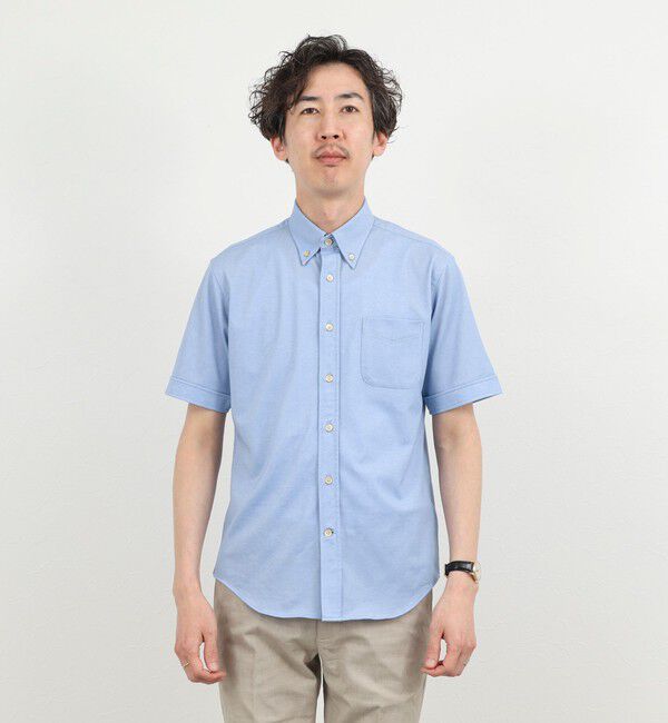 NOLLEY'S goodman「《ビジカジ対応》カノコテープBD SS 半袖ボタンダウンシャツ 26SS」|シャツ・ブラウス|