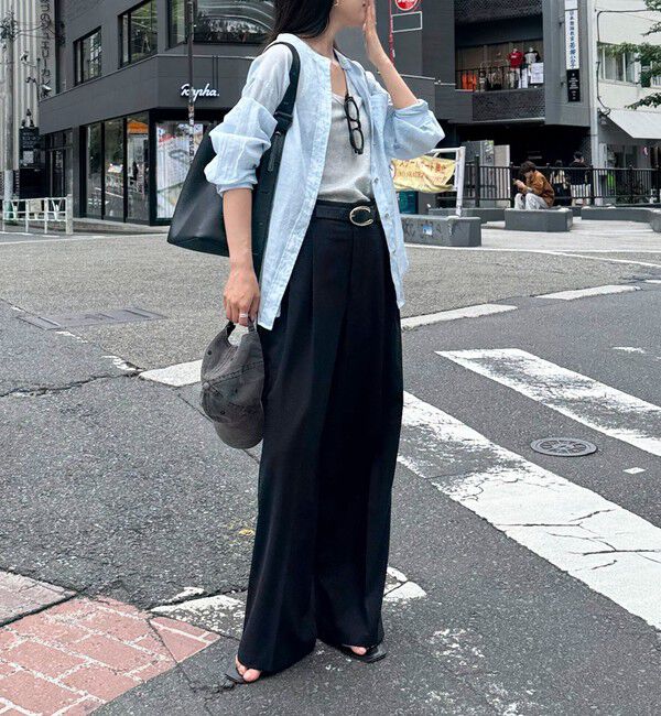 fredy emue「ラミーバンドカラーシャツ」|シャツ・ブラウス|