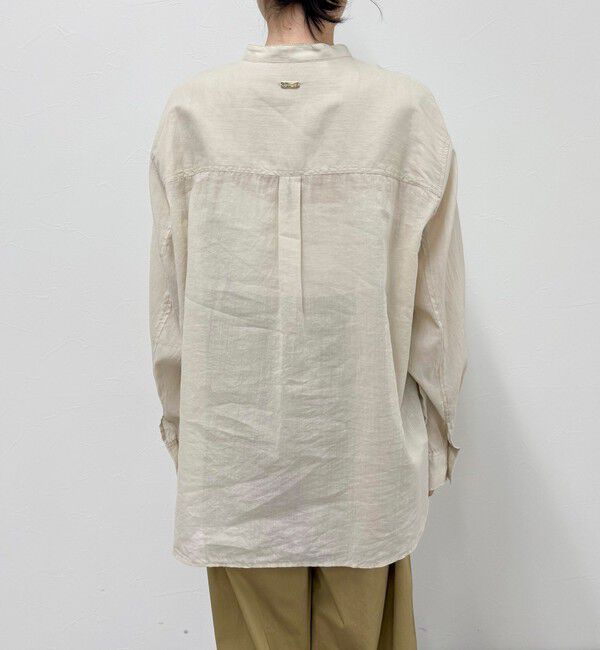 fredy emue「ラミーバンドカラーシャツ」|シャツ・ブラウス|