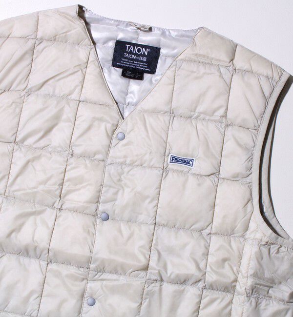 GLOSTER「【UNISEX/4サイズ/6色展開】FREDYMAC別注 TAION ベーシックインナーダウンベスト」|ダウンベスト・ベスト|ライトグレー