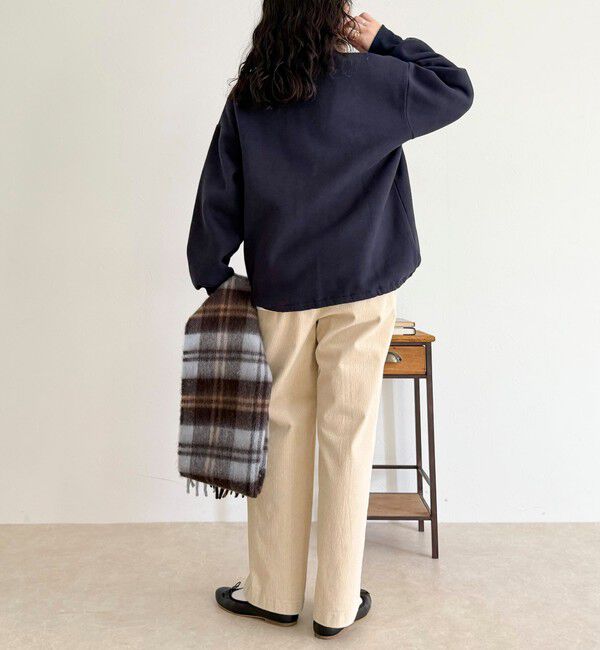 fredy emue「FR刺繍衿付き起毛スウェットプルオーバー」|スウェット・ジャージ|