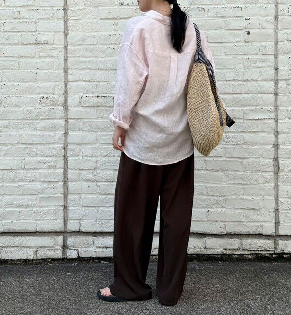 fredy emue「【ラクなのにきちんと見え】シャラリツイル イージーパンツ」|チノ|