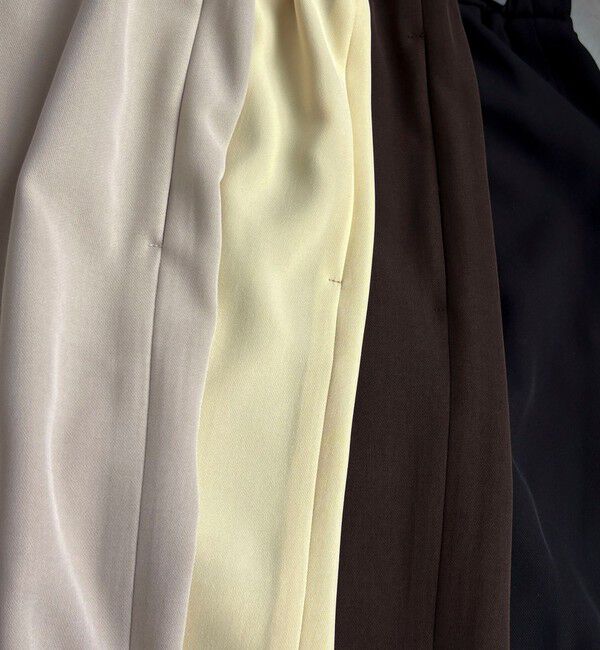 fredy emue「【ラクなのにきちんと見え】シャラリツイル イージーパンツ」|チノ|