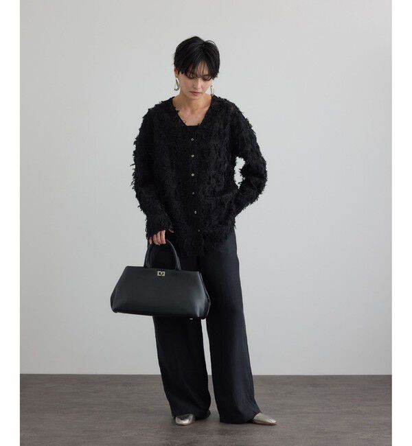 SALON adam et rope'「モチーフカットジャガードブラウス」|シャツ・ブラウス|