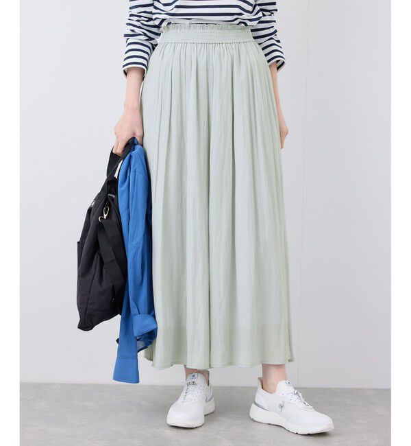 Rope&rsquo;Picnic「イージースカーチョ/UVカット・洗濯機OK」|チノ|