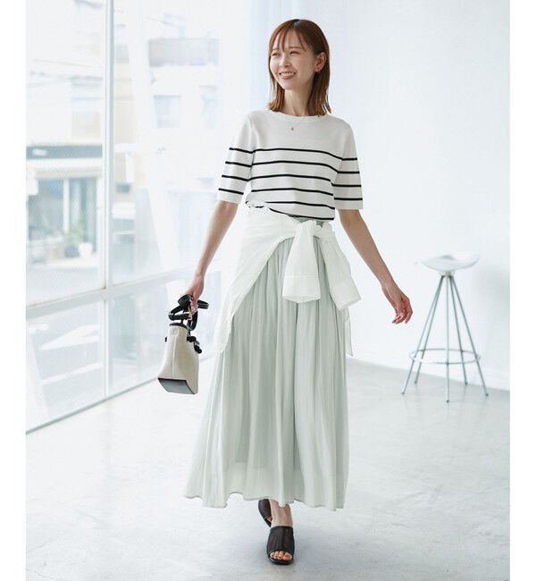 Rope&rsquo;Picnic「イージースカーチョ/UVカット・洗濯機OK」|チノ|