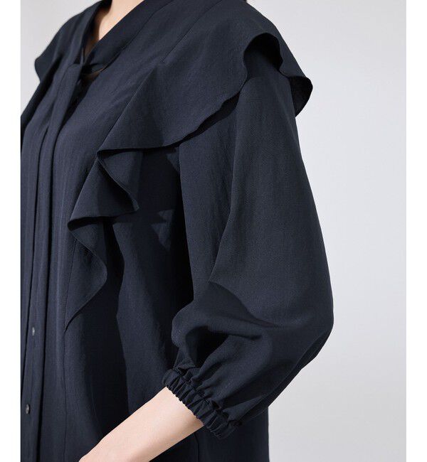 Rope&rsquo;Picnic「ラッフルリボンデザインシャツ」|シャツ・ブラウス|