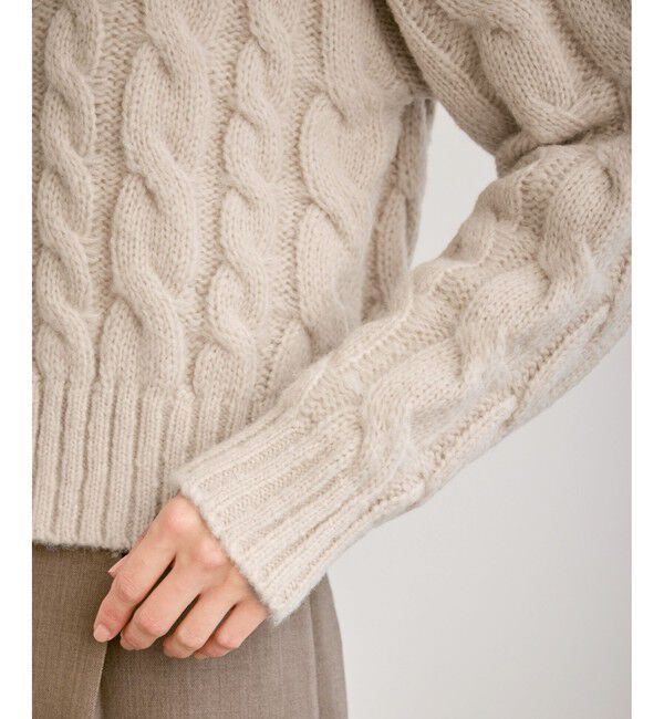 Rope&rsquo;Picnic「ケーブルニットカーディガン」|カーディガン|
