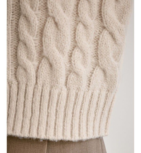 Rope&rsquo;Picnic「ケーブルニットカーディガン」|カーディガン|