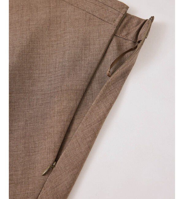 Rope&rsquo;Picnic「メランジドビーチェックスカート/セットアップ対応・防シワ・接触冷感」|スカート|