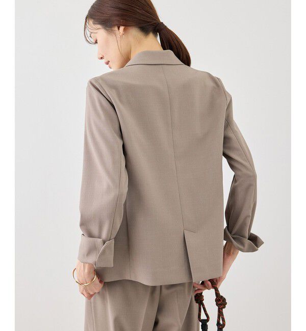 Rope&rsquo;Picnic「カナパ 金ボタンジャケット/セットアップ対応・UV・抗菌防臭・接触冷感」|テーラードジャケット|