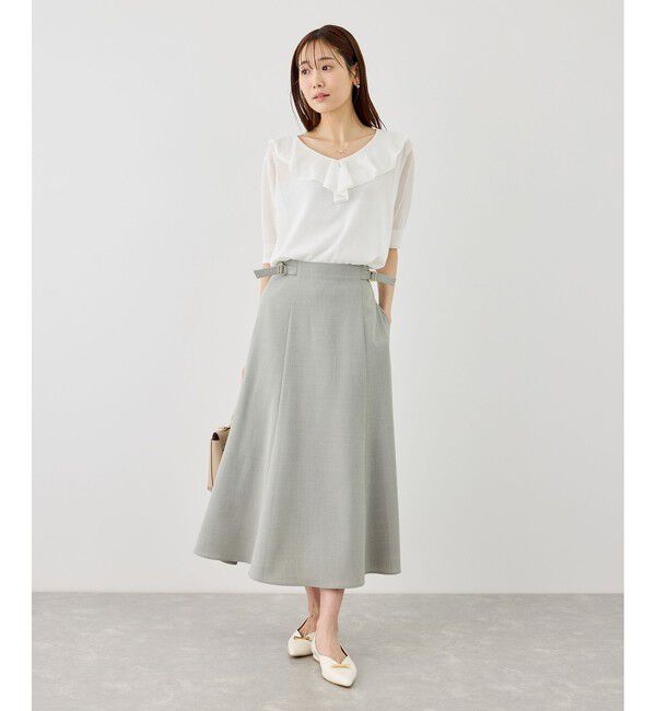 Rope&rsquo;Picnic「カナパ サイドベルトマーメイドスカート/セットアップ対応・UV・抗菌防臭・接触冷感」|スカート|