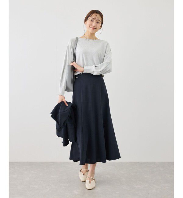 Rope&rsquo;Picnic「カナパ サイドベルトマーメイドスカート/セットアップ対応・UV・抗菌防臭・接触冷感」|スカート|