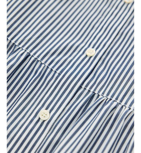 Rope&rsquo;Picnic「フレンチペプラムシャツ/UVカット・防シワ」|シャツ・ブラウス|