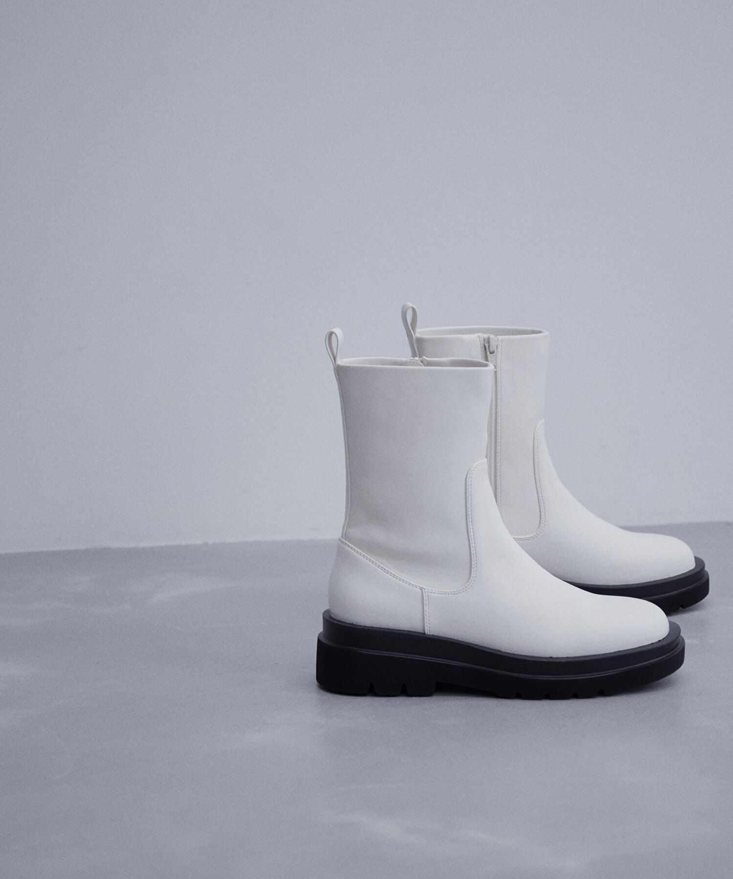 ADAM ET ROPE'「〈追加〉トラックソールストレッチブーツ」|その他|ホワイト(10)