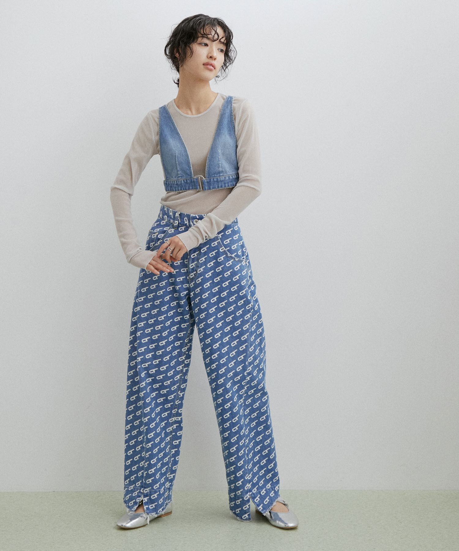 ADAM ET ROPE'「【サステナブル】デニムブラ」|その他|