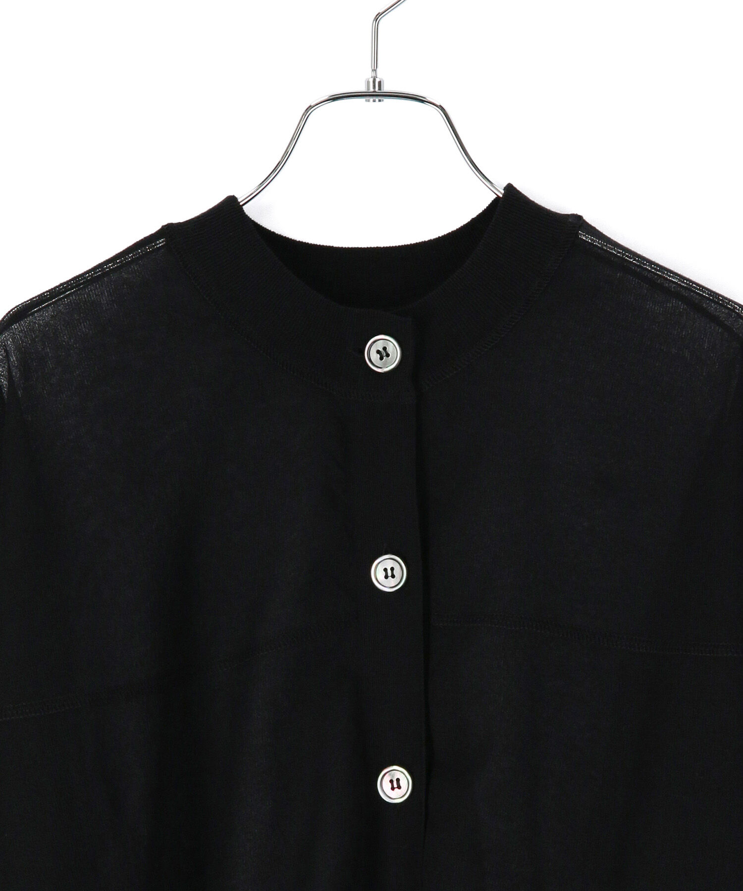 ADAM ET ROPE'「【2WAY】シアーカーディガン」|カーディガン|