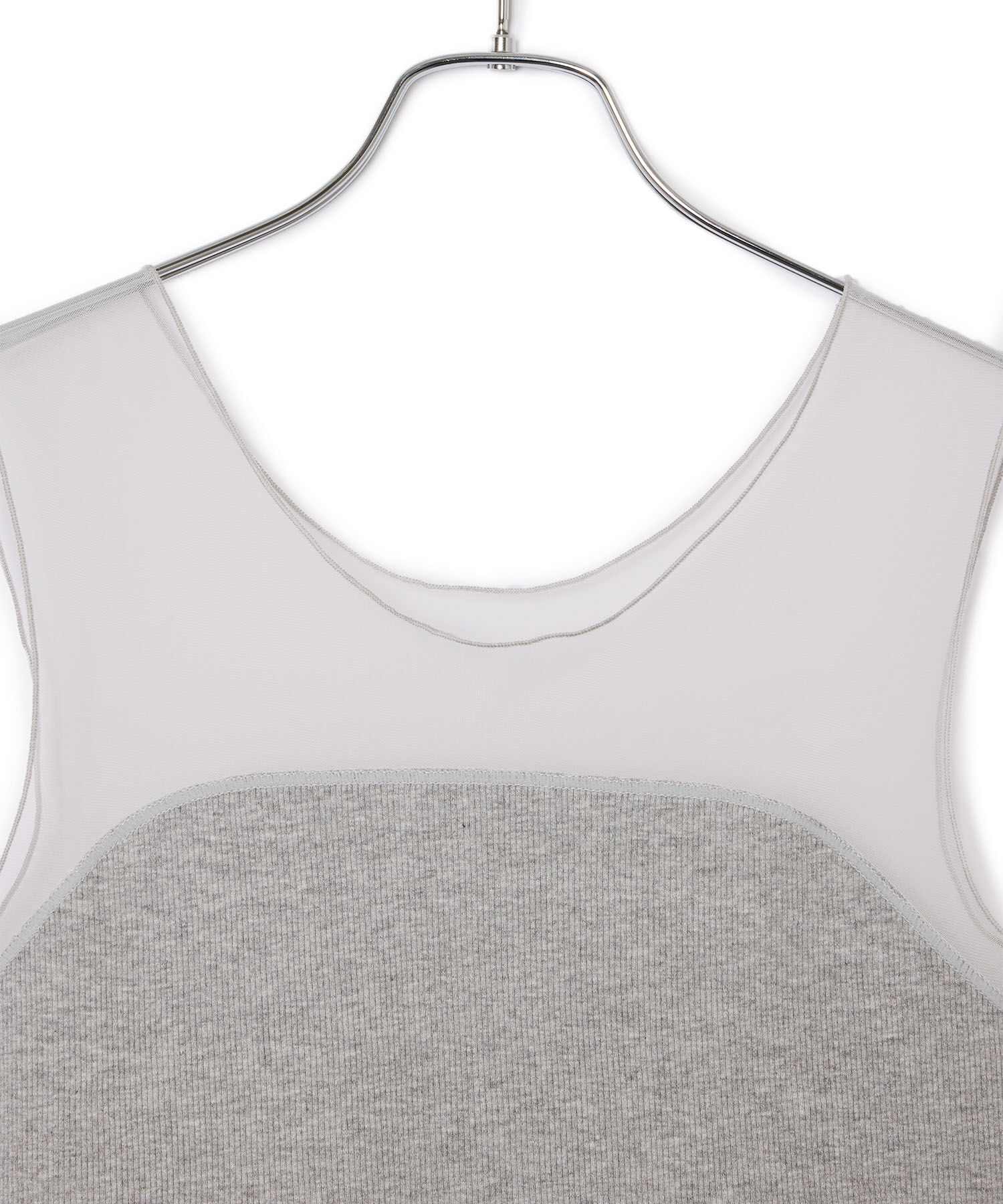 ADAM ET ROPE'「チュール切り替えタンクトップ」|タンクトップ|