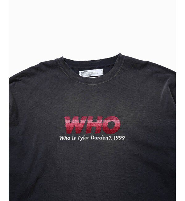 ADAM ET ROPE'「【DAIRIKU/ダイリク】WHO Vintage Theme Tee」|Tシャツ・カットソー|