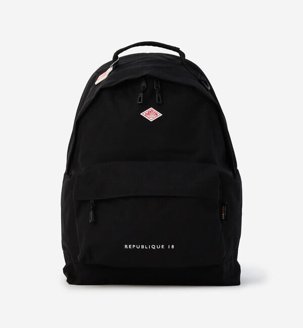 DANTON「DANTON | コーデュラナイロン デイパック REPUBLIQUE 18 UNISEX」|リュック|BLACK
