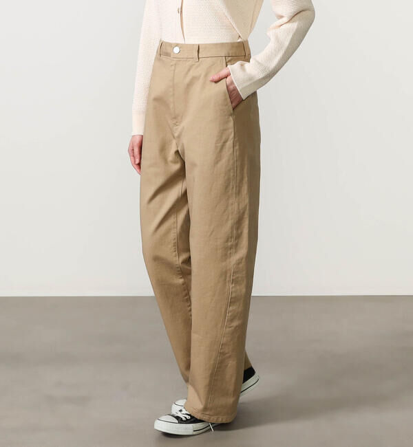ORCIVAL「ORCIVAL | コットンドライツイル ワイドカーブパンツ WOMEN」|チノ|
