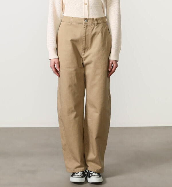 ORCIVAL「ORCIVAL | コットンドライツイル ワイドカーブパンツ WOMEN」|チノ|