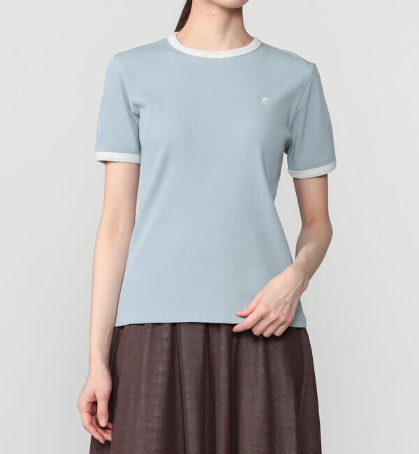 GYMPHLEX「Gymphlex | リンガーTシャツ WOMEN」|Tシャツ・カットソー|BLUE系1