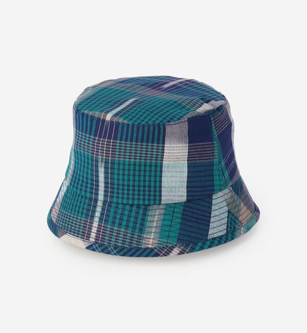  「cableami | マドラスチェック バケットハット MEN」|ハット|