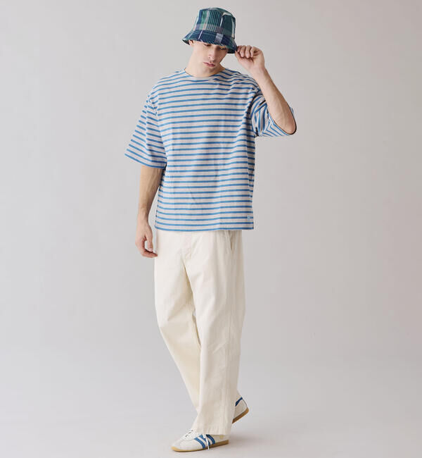  「cableami | マドラスチェック バケットハット MEN」|ハット|