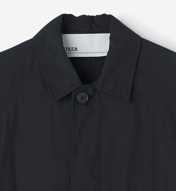  「TICCA | ナイロン ステンカラーコート WOMEN」|ダッフルコート|