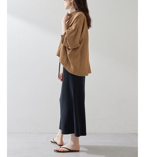  「ツイル顔料染めスクエアシャツ」|シャツ・ブラウス|